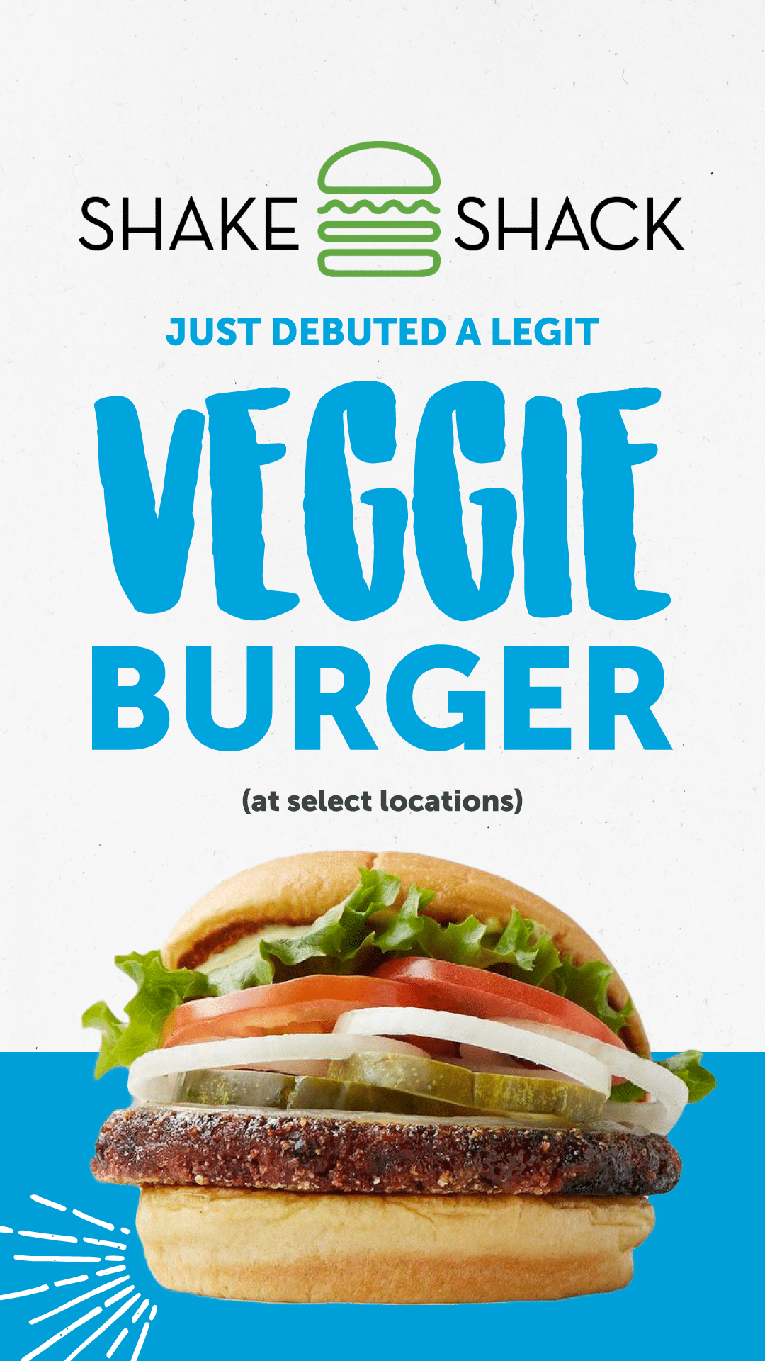 Shake Shack Just Debuted a Legit Veggie Burger at Select Locations