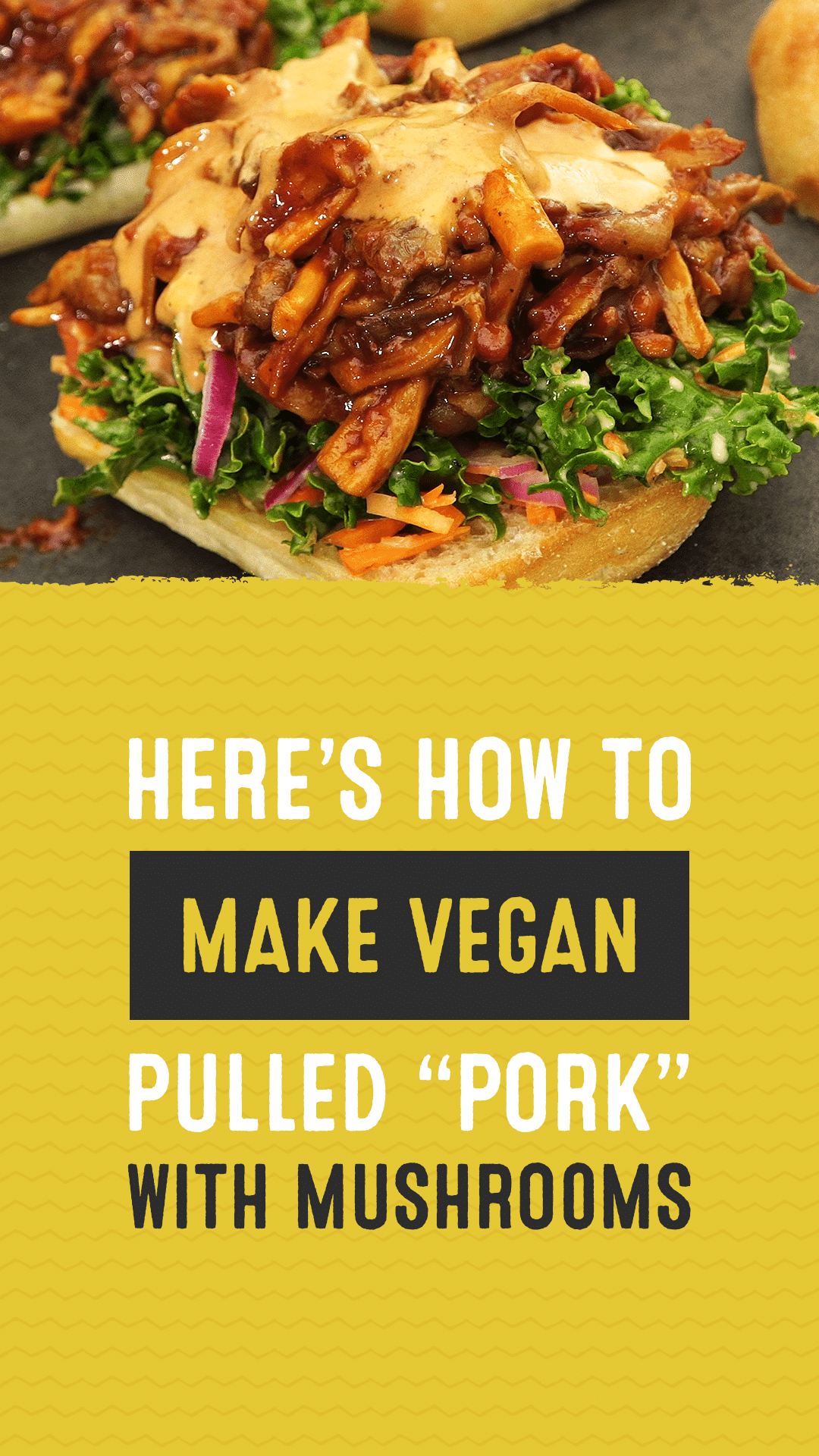 Here’s How to Make Vegan Pulled “Pork” With Mushrooms