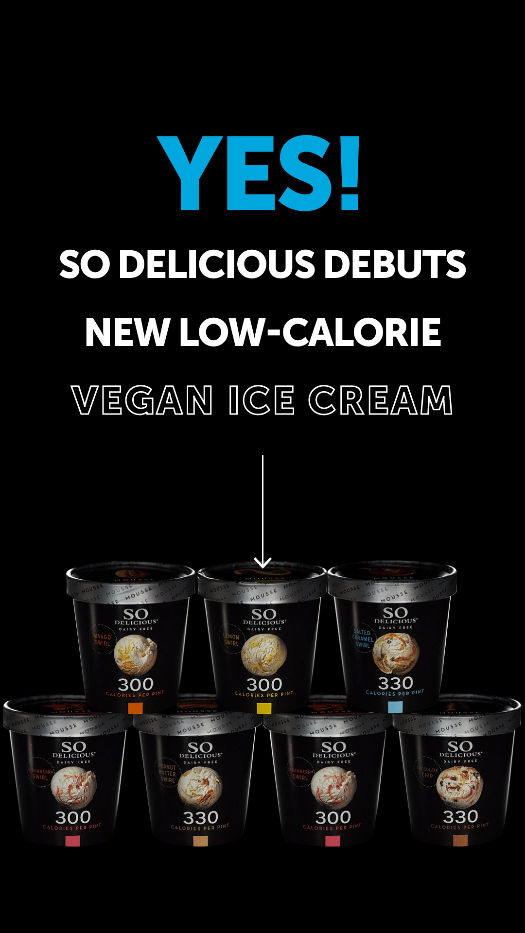 YES! So Delicious Debuts New Low-Calorie Vegan Ice Cream