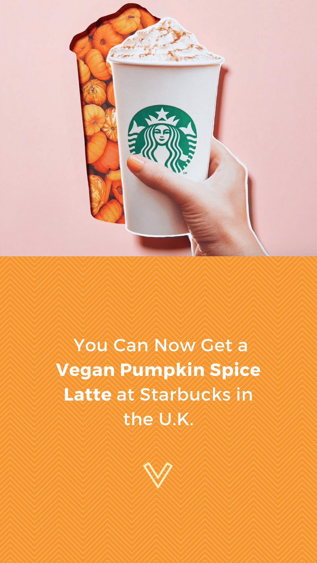 You Can Now Get a Vegan Pumpkin Spice Latte at Starbucks in the U.K.