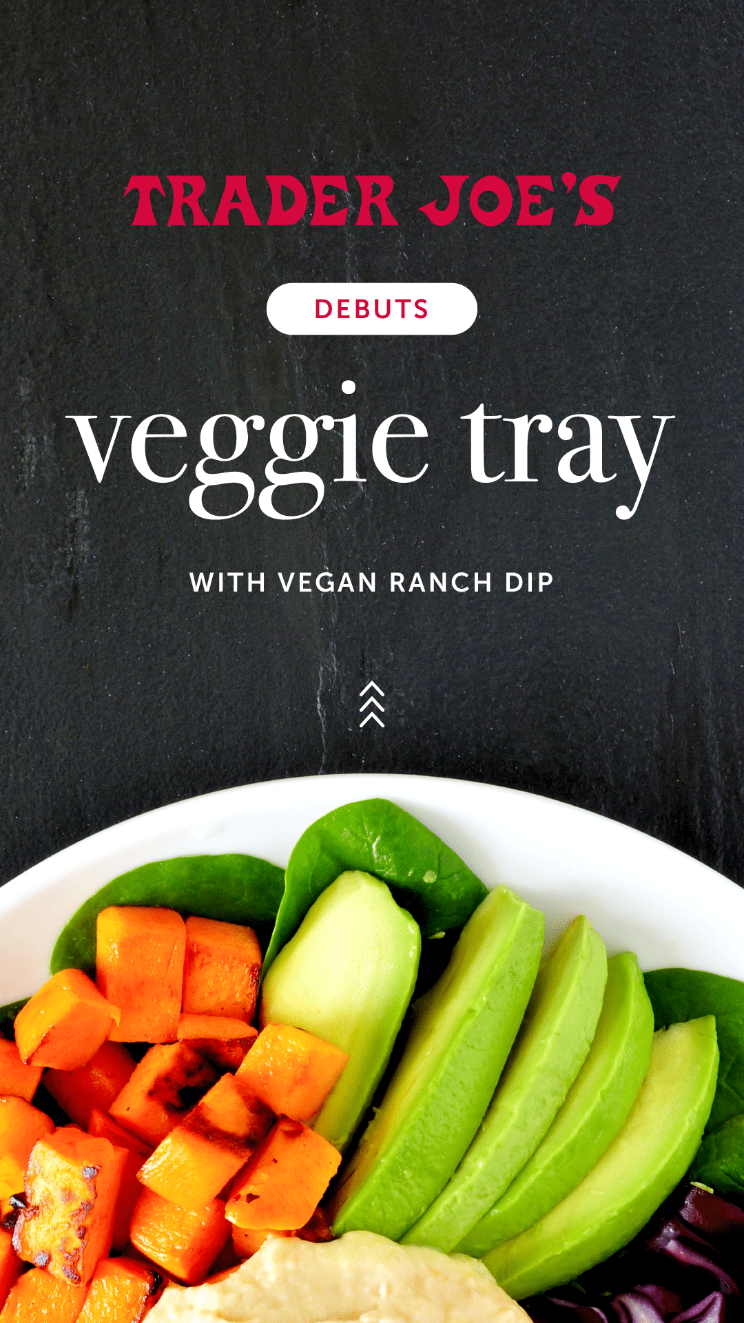 Trader Joe’s Debuts Veggie Tray With Vegan Ranch Dip