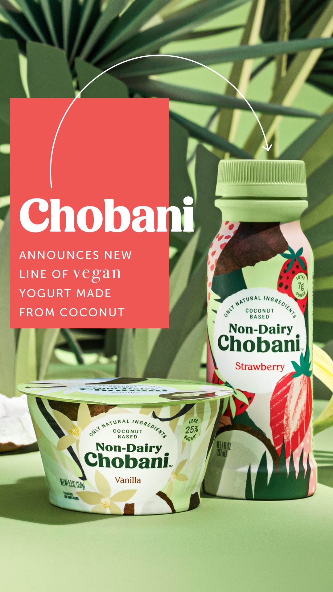 Chobani Announces New Line of Vegan Yogurt Made From Coconut