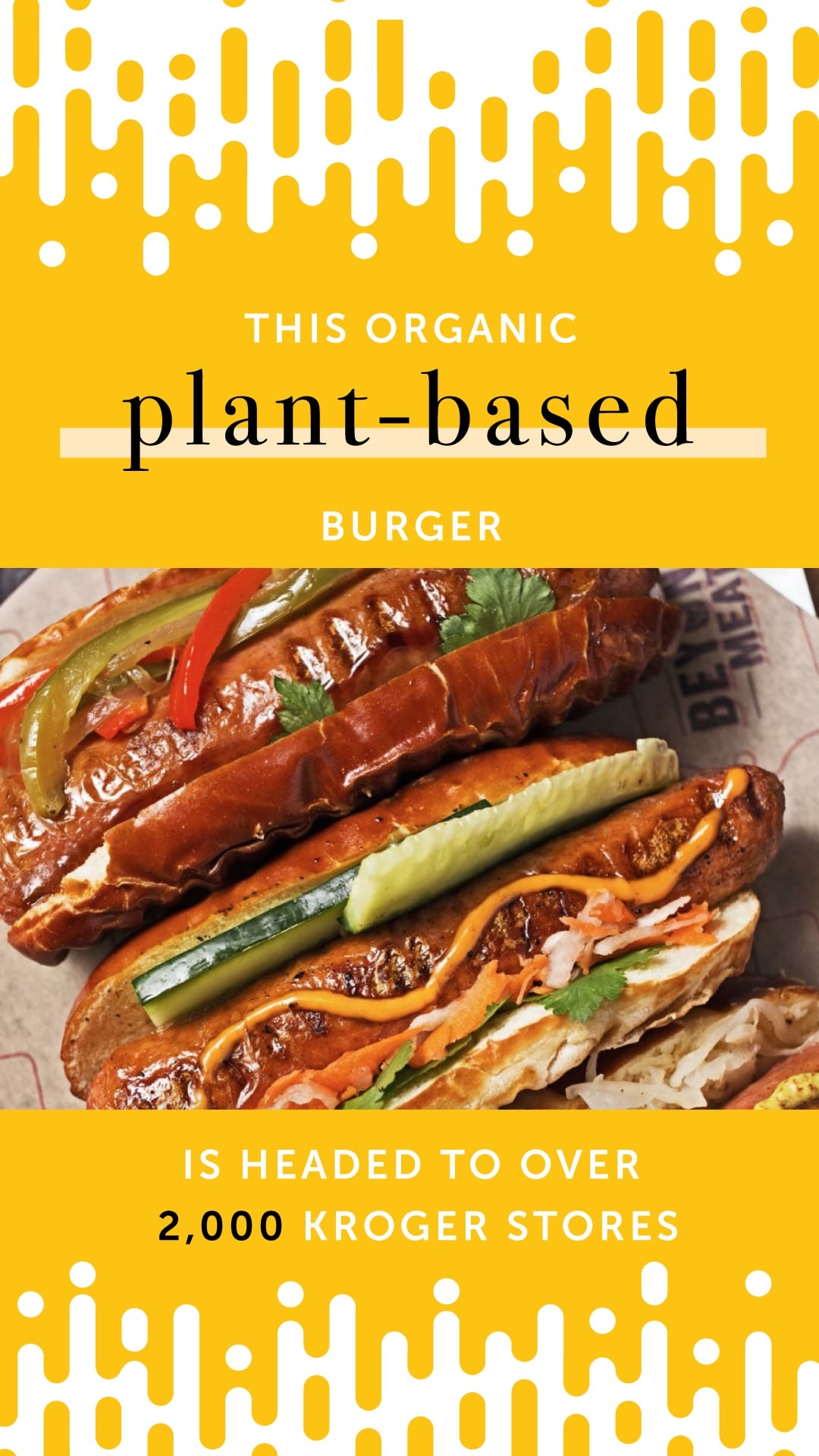 This Organic Plant-Based Burger Is Headed to Over 2,000 Kroger Stores