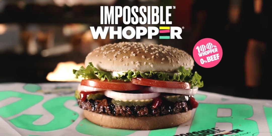 Impossible Whopper Now Available at 100 Bay Area Burger Kings