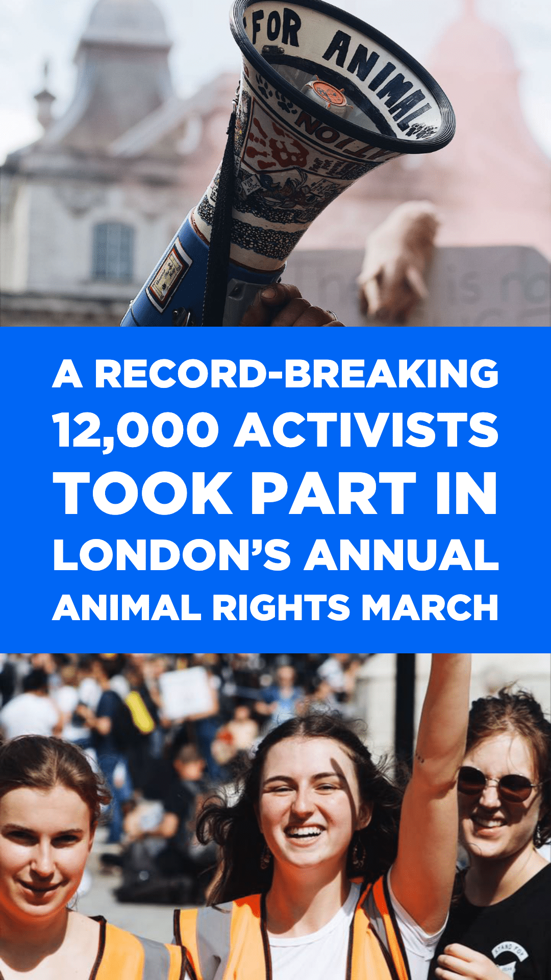A Record-Breaking 12,000 Activists Took Part in London’s Annual Animal