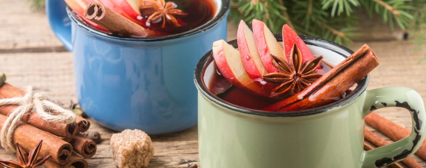 Ponche de frutas navideño
